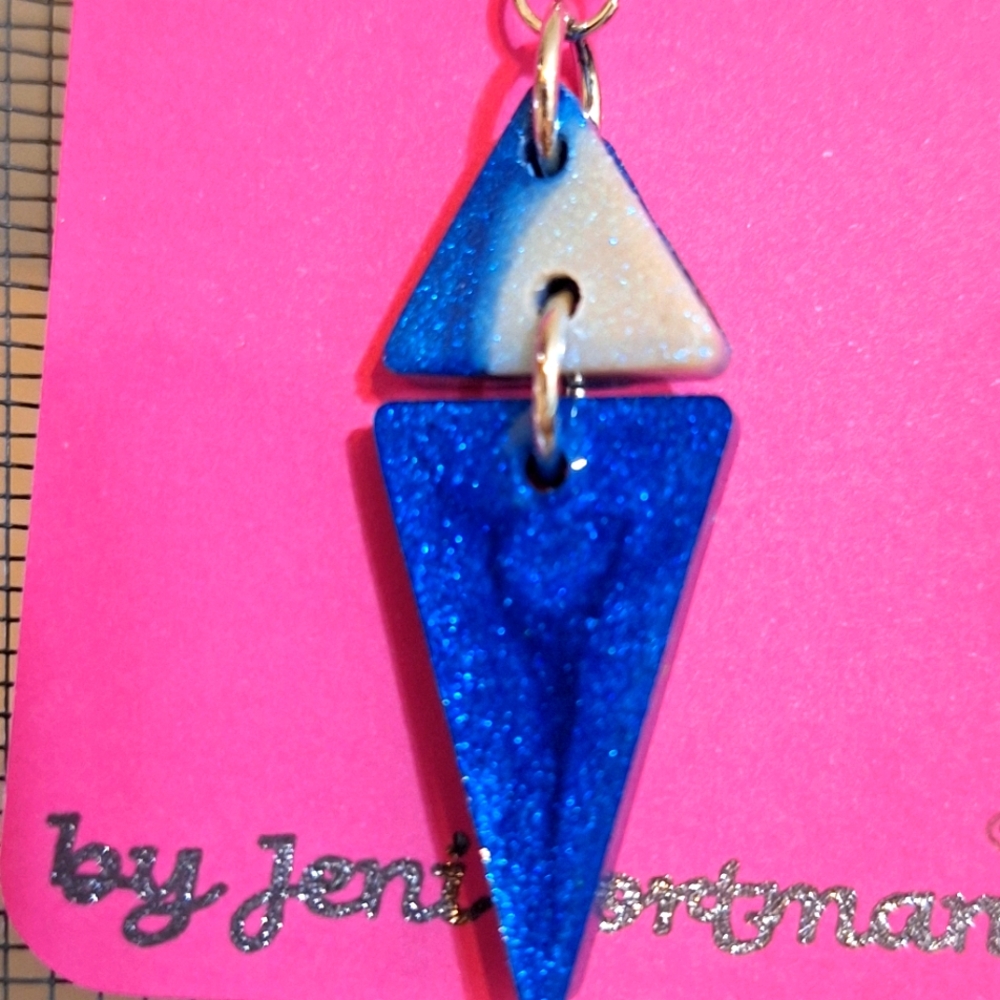 Handmade epoxy resin jewelry by me 🌟